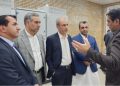 مجتبی توانگر، معاون مالی، حقوقی و مجلس وزات نیرو از آبشیرینکن ۱۰۰ هزار مترمکعبی طرح تأمین آب اضطراری سیستان و زاهدان بازدید کرد.